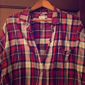 Plaid Flannel Shirt